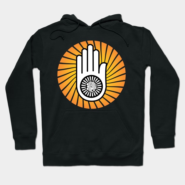 Jain Ahimsa Hand - Symbol of Jainism Hoodie by rumsport